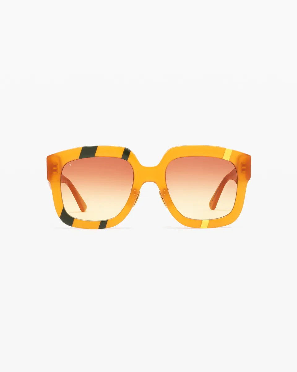 jimmy-fairly-studio-08-lunettes-de-soleil-carr-es-oversize-orange-femme image 1