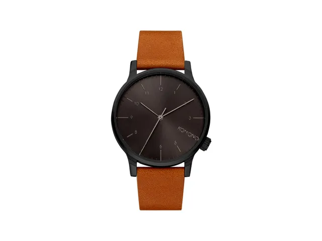komono-winston-regal-cognac-montre-homme-bracelet-en-cuir-italien image 1