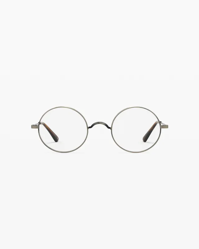 jimmy-fairly-la-dorca-lunettes-de-vue-rondes-mixtes-en-acier-inoxydable-argent-t image 1