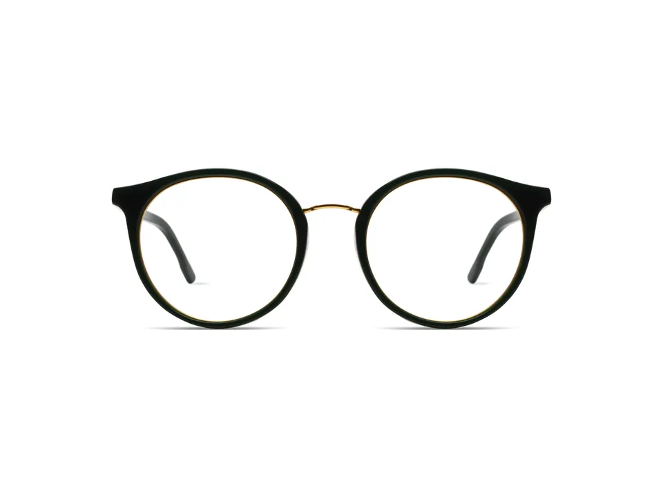 komono-eliot-hunter-gold-lunettes-de-soleil-rondes-acier-inoxydable-dor-verres-v image 1