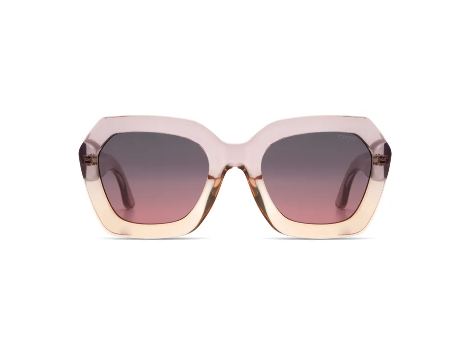 lunettes-de-soleil-komono-gwen-blush-hexagonales-roses-large image 1