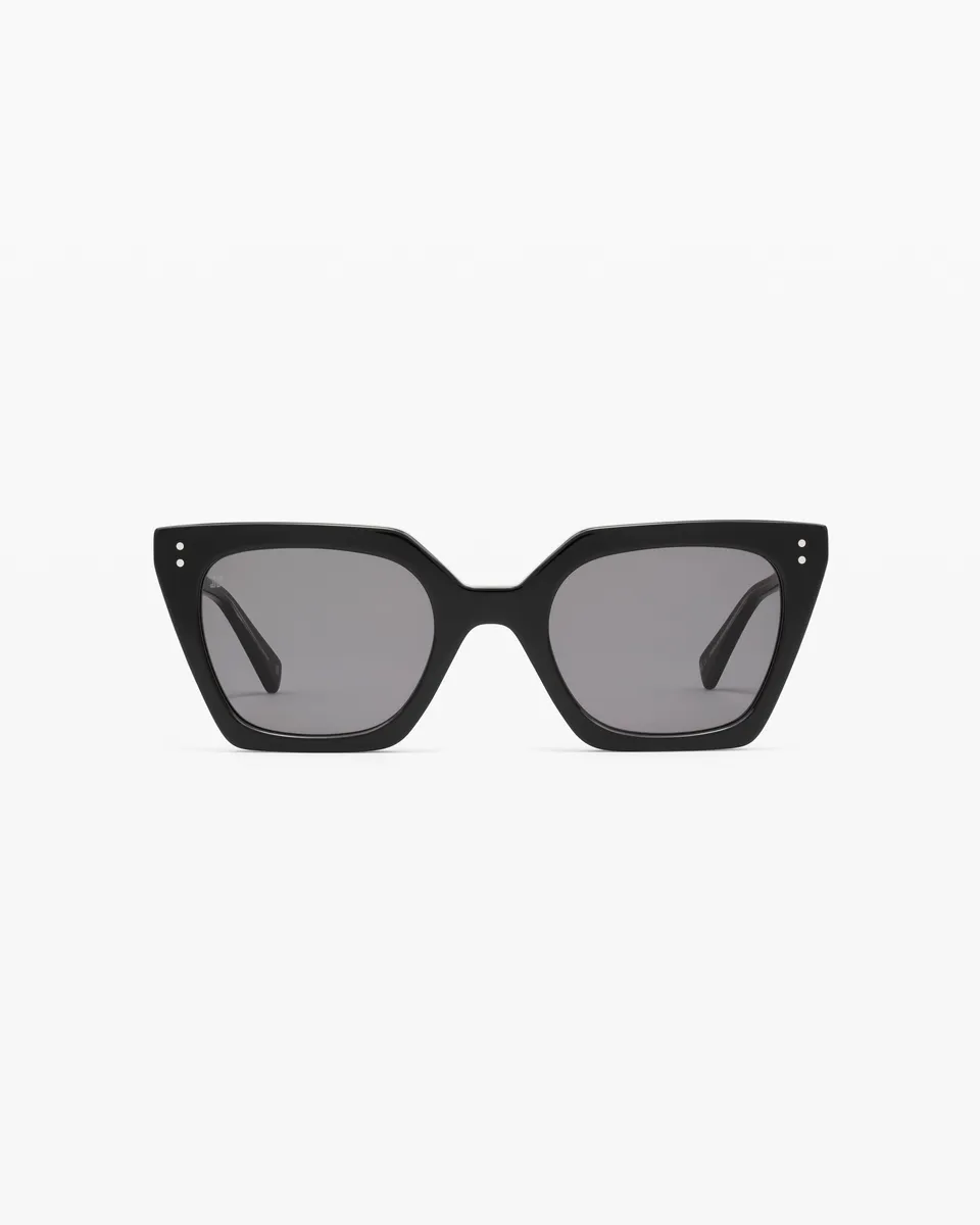 jimmy-fairly-la-barceloneta-lunettes-de-soleil-carr-es-en-ac-tate-femme-noir image 1