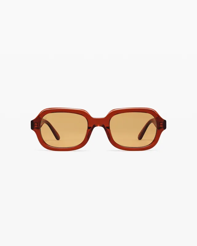 jimmy-fairly-la-freja-lunettes-de-soleil-rectangulaires-femme-rouges image 1