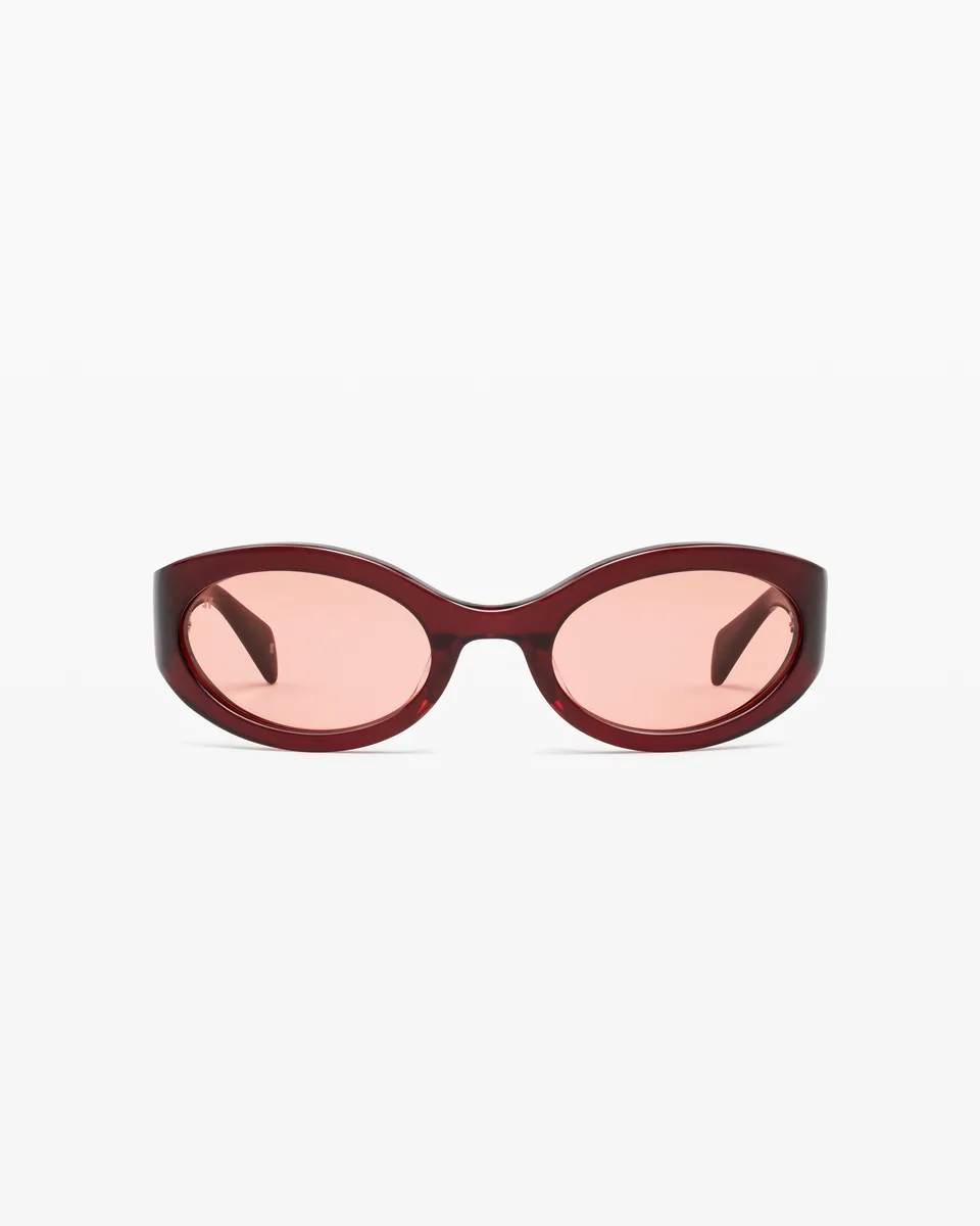 jimmy-fairly-la-clove-jf-colors-lunettes-de-soleil-ovales-rouges-en-ac-tate-verr image 1