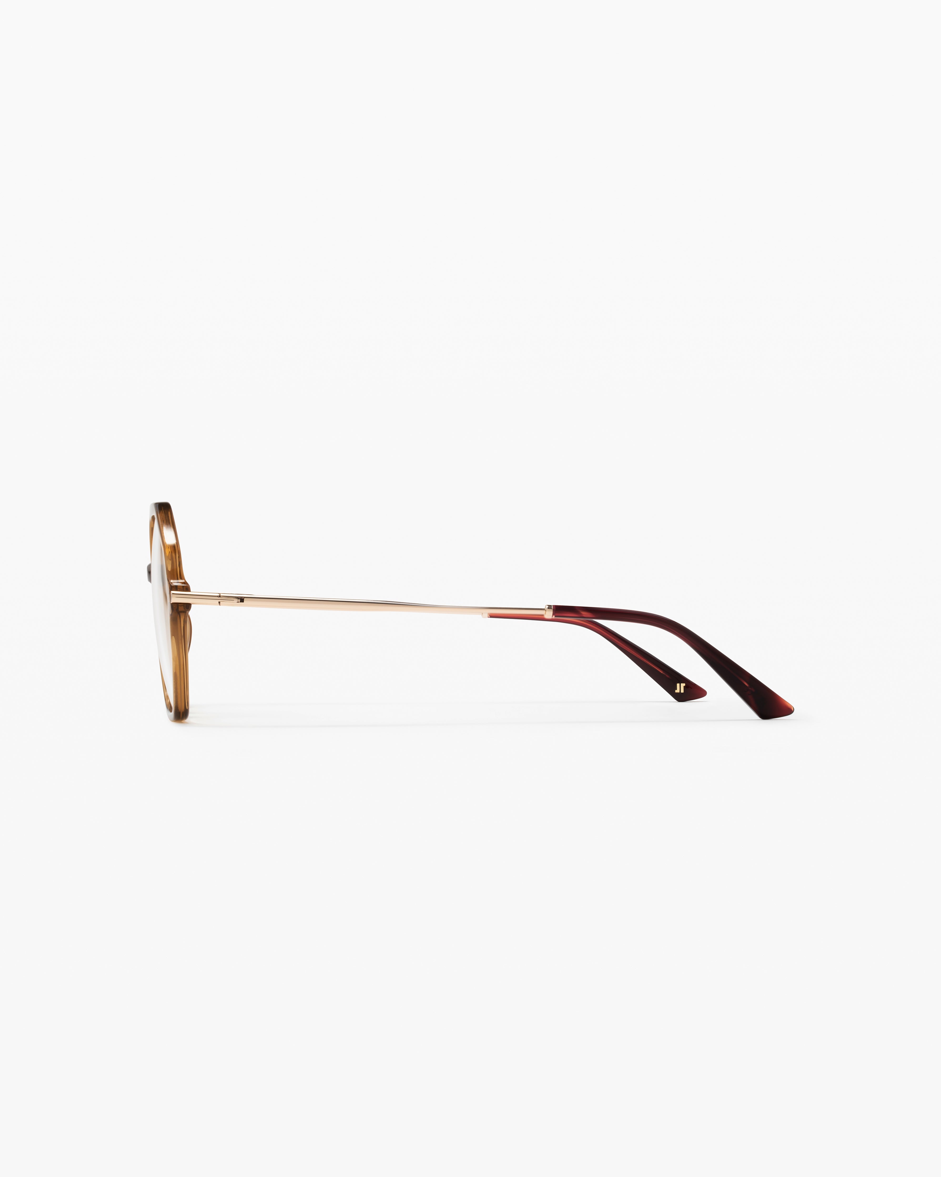 jimmy-fairly-la-dora-xs-lunettes-de-vue-rectangulaires-brun-en-ac-tate-et-acier- image 2