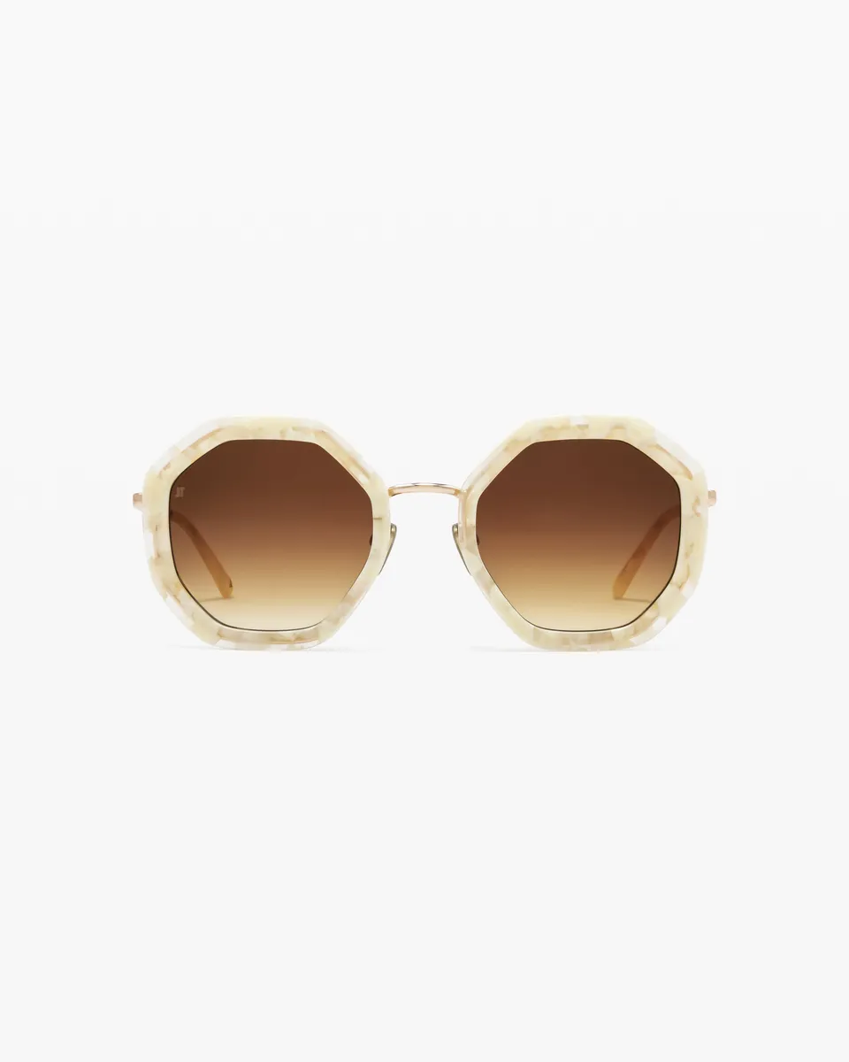 jimmy-fairly-la-angie-lunettes-de-soleil-femme-hexagonales-ac-tate-et-acier-ivoi image 1