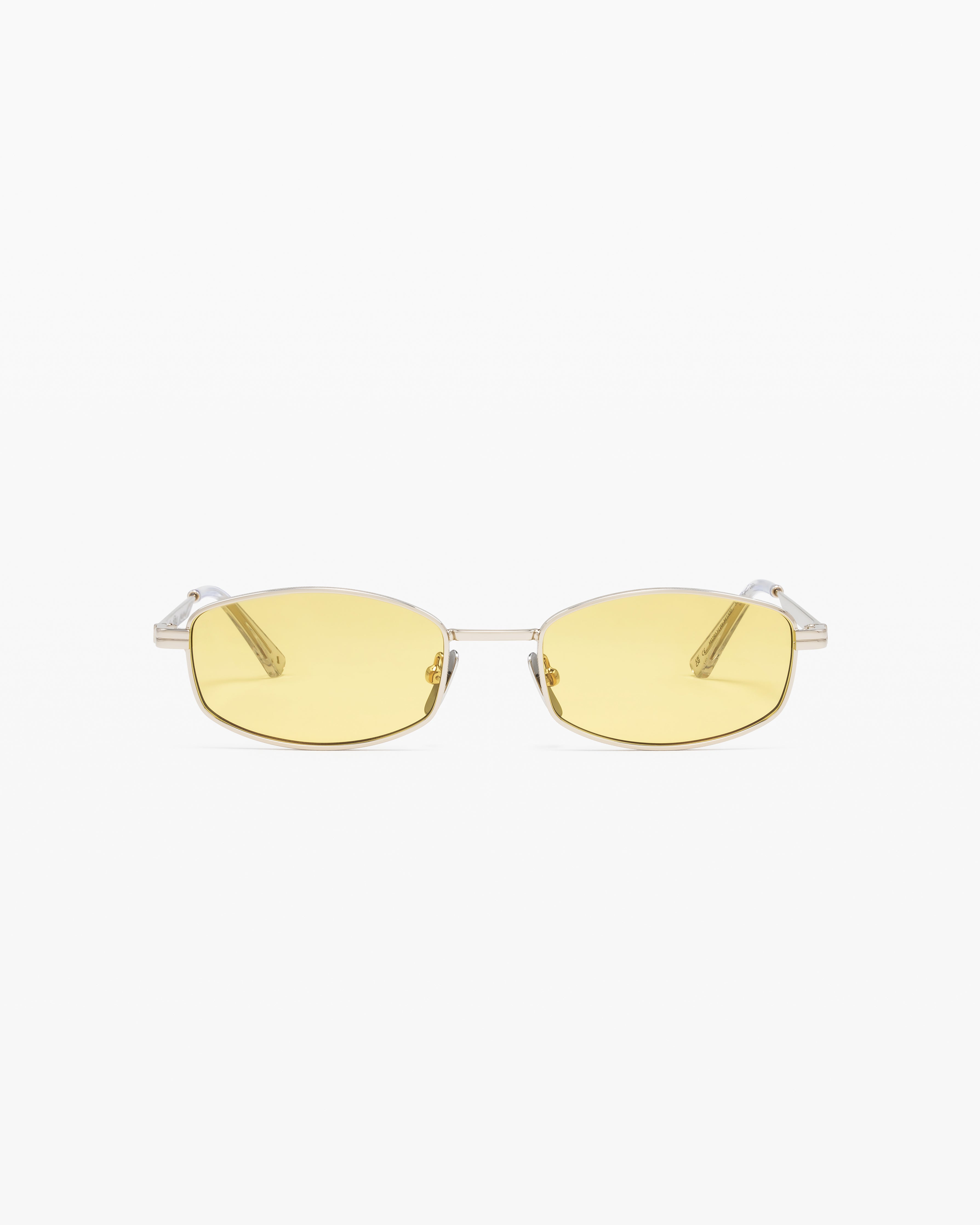 jimmy-fairly-la-thib-lunettes-de-soleil-rectangulaires-en-acier-inoxydable-argen image 1