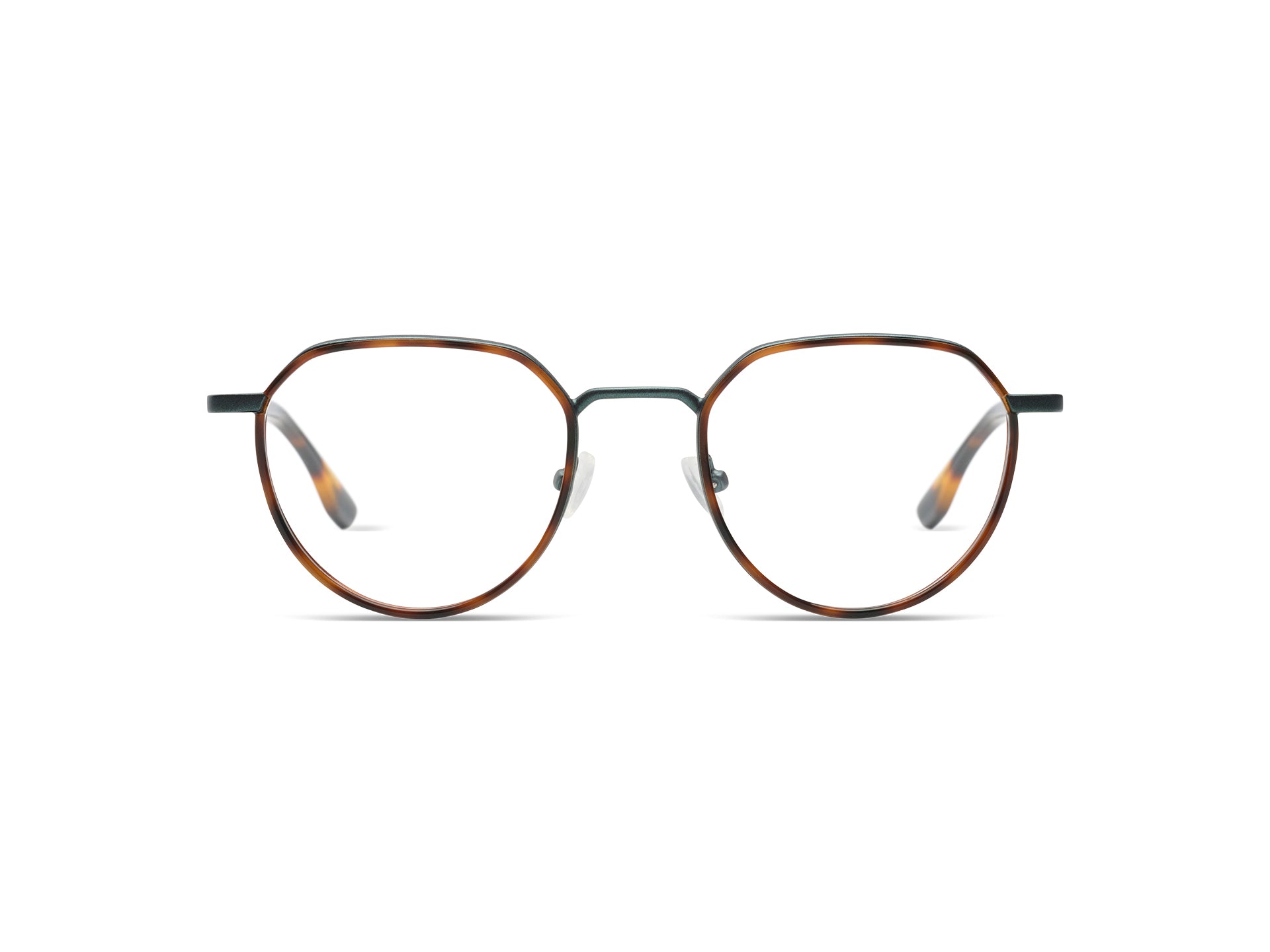 komono-edwin-green-camo-havana-lunettes-de-vue-acier-inoxydable image 1