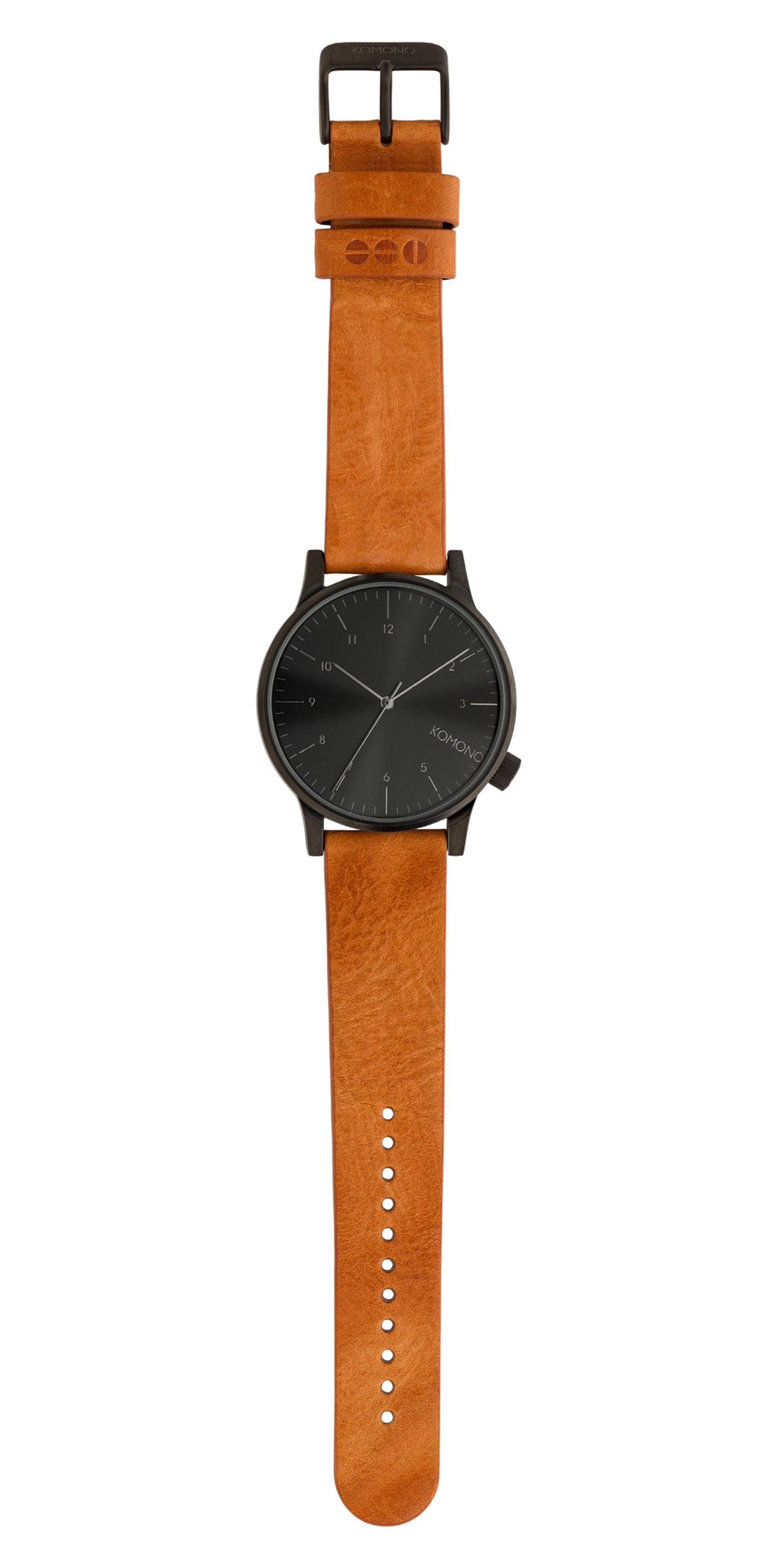 komono-winston-regal-cognac-montre-homme-bracelet-en-cuir-italien image 2