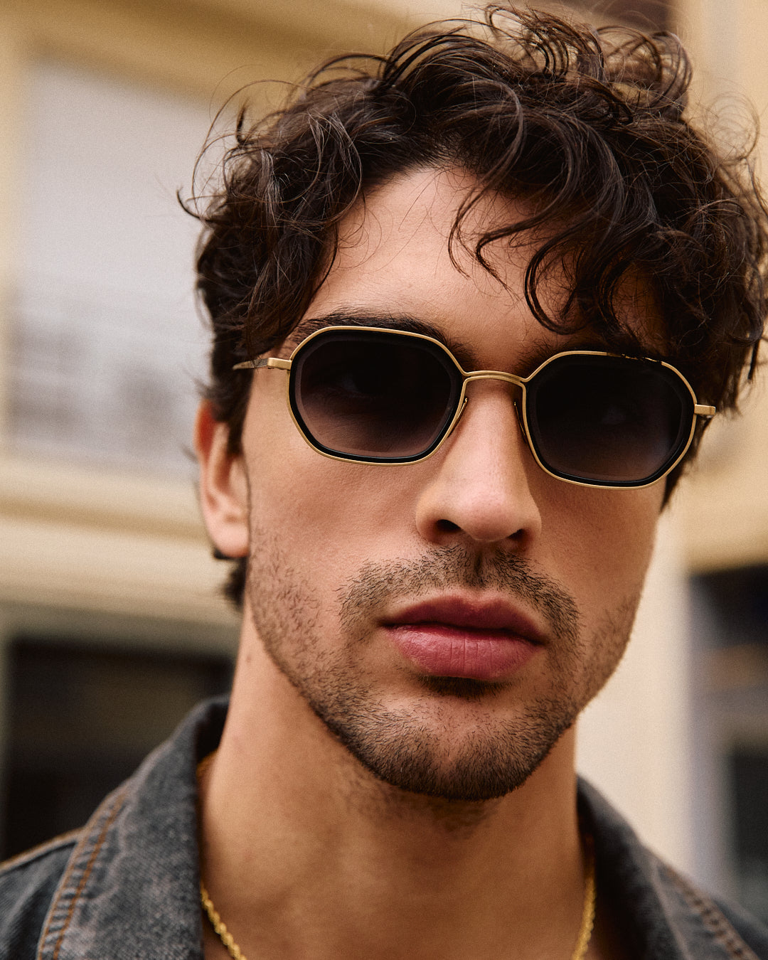 jimmy-fairly-la-yuzu-lunettes-de-soleil-ovales-homme-titane-noir-medium image 2