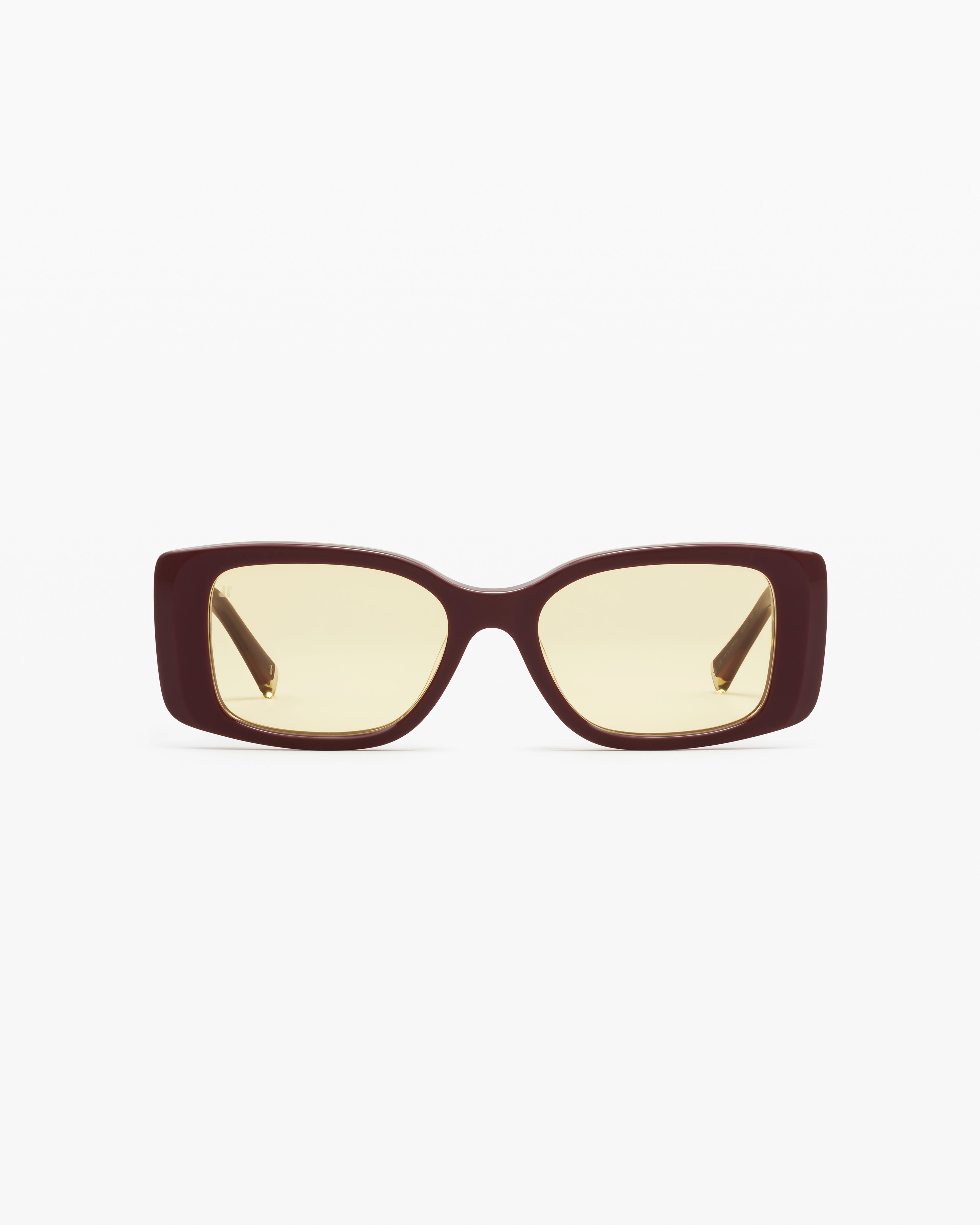 jimmy-fairly-la-olva-lunettes-de-soleil-rectangulaires-en-ac-tate-bordeaux-verre image 1
