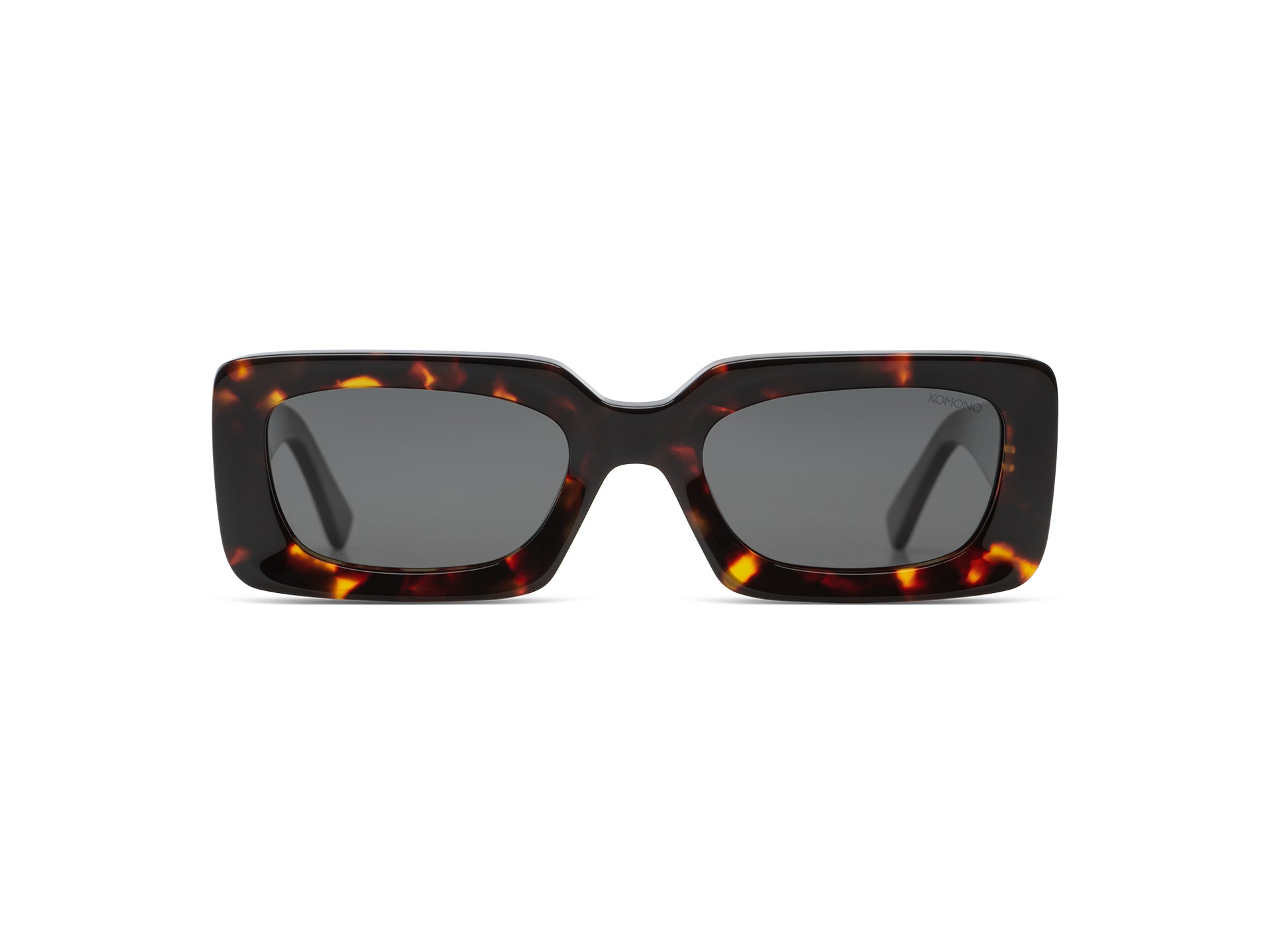 komono-o-tortoise-black-lunettes-de-soleil-rectangulaires-polaris-es-en-ac-tate- image 1