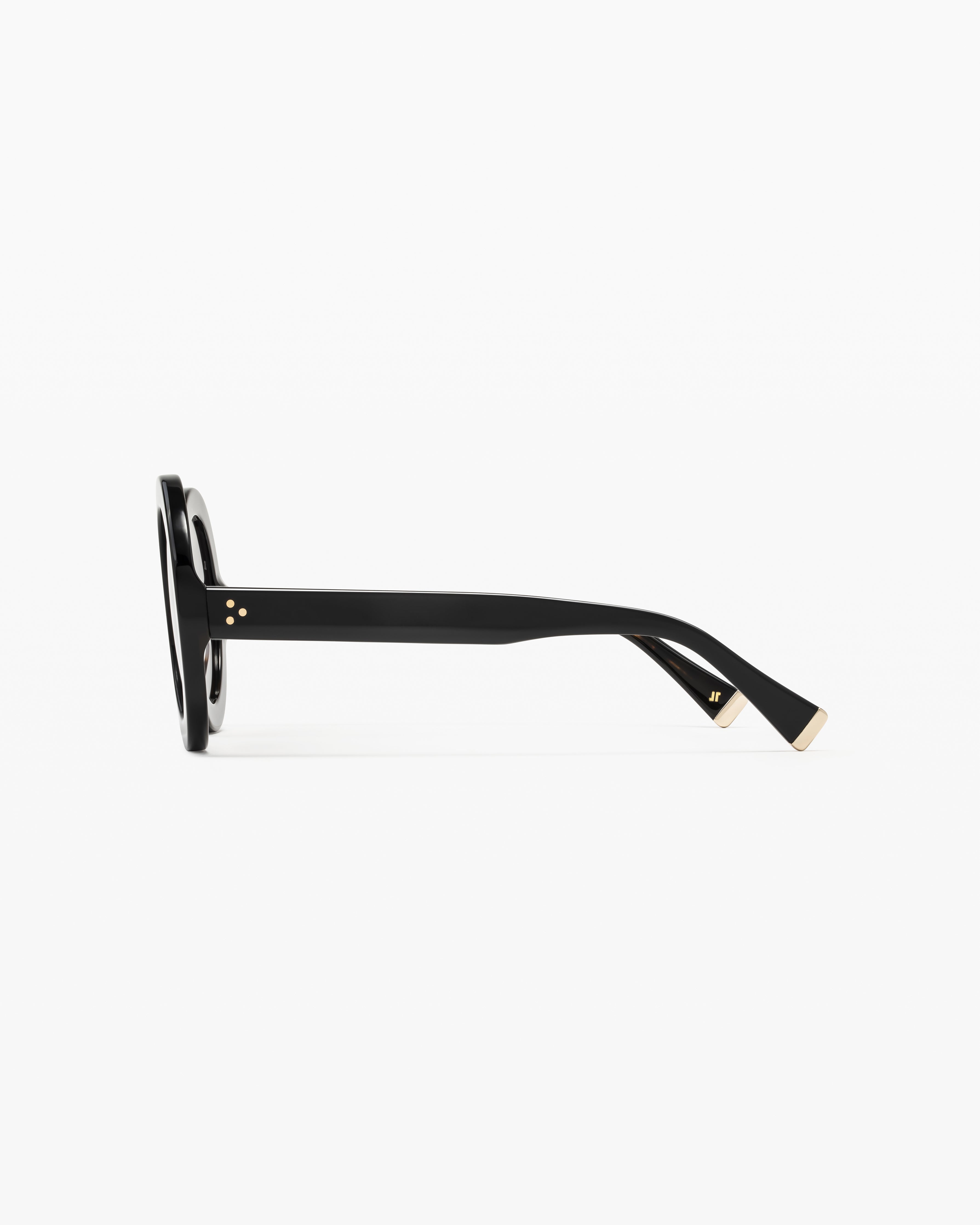 jimmy-fairly-la-rosas-lunettes-de-soleil-rondes-oversize-noires-femme-taille-m image 2