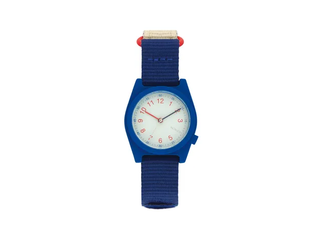 komono-rizzo-marine-triplets-montre-junior-acier-inoxydable-bleue image 1