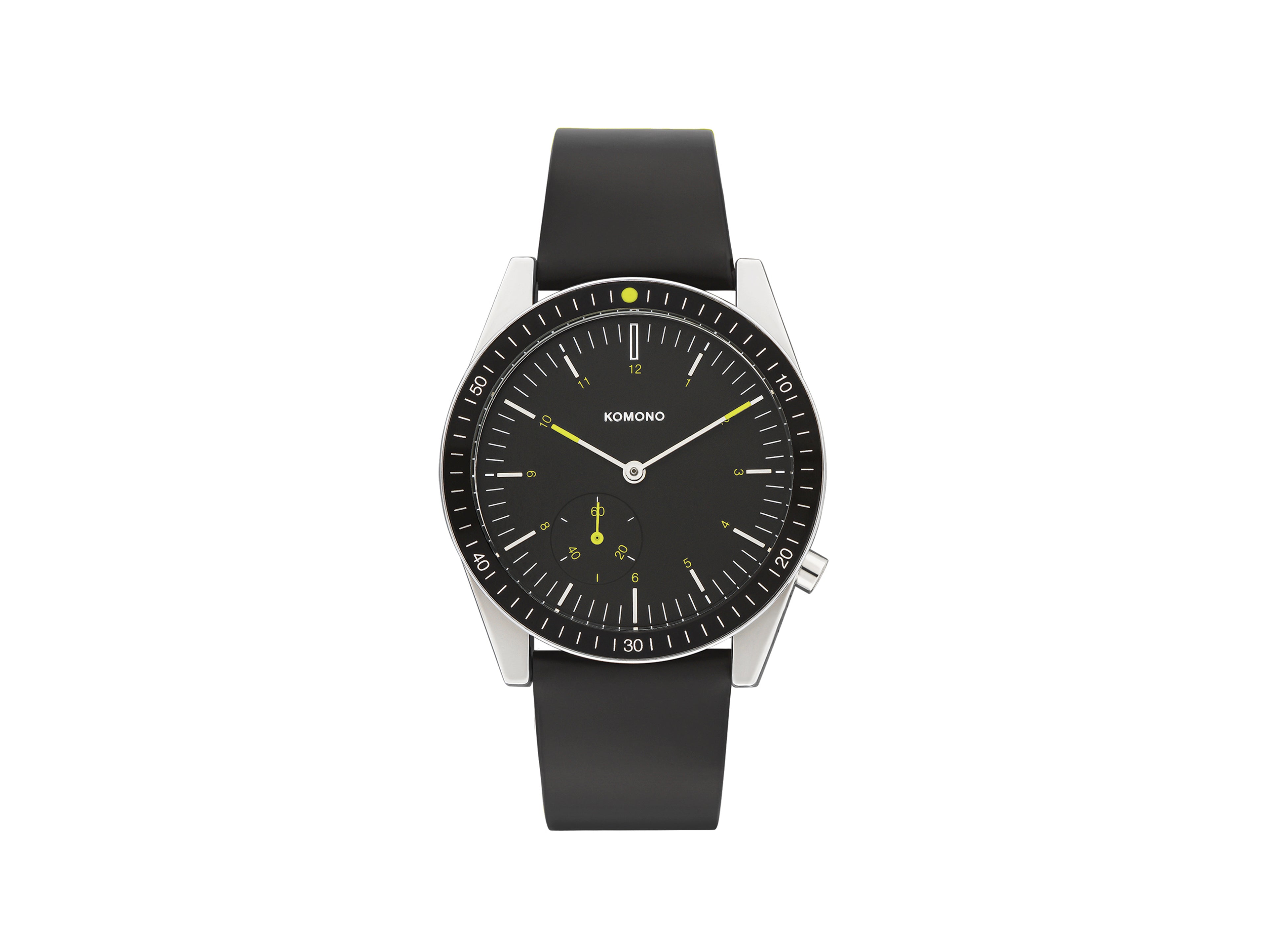 komono-ray-legacy-leather-black-montre-de-plong-e-modernis-e-chronom-tre-et-comp image 1