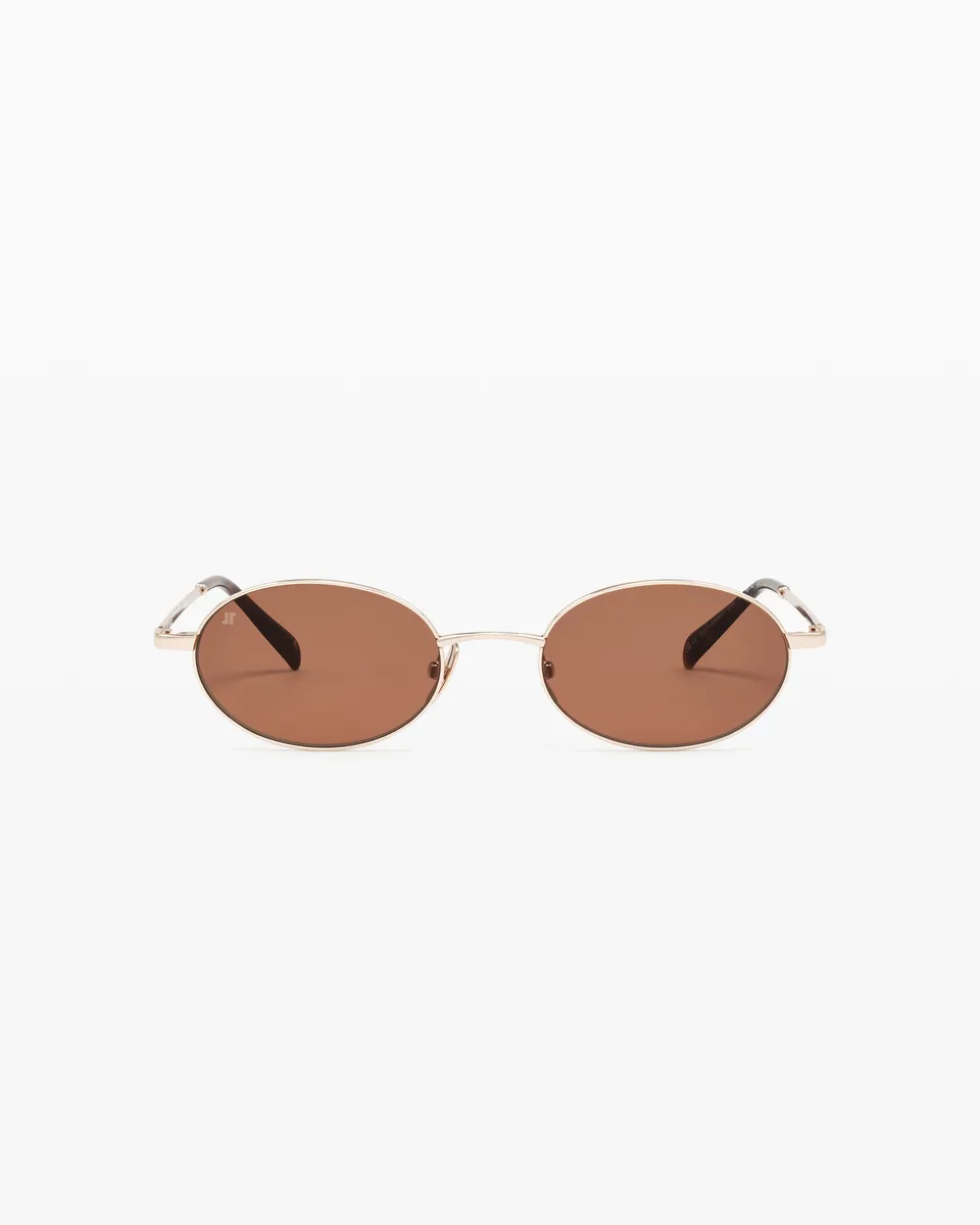 jimmy-fairly-la-elvie-lunettes-de-soleil-ovales-en-acier-inoxydable-dor-cat-gori image 1