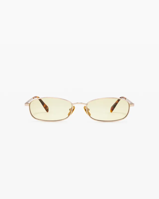 jimmy-fairly-la-vicky-jf-colors-lunettes-de-soleil-ovales-acier-inoxydable-dor-e image 1