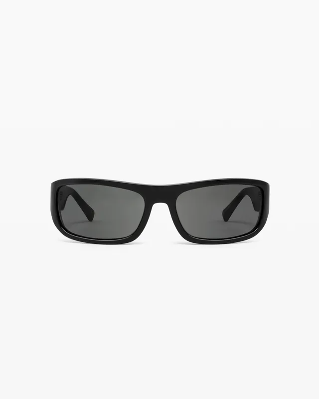 jimmy-fairly-la-rive-lunettes-de-soleil-rectangulaires-noires-medium-homme image 1
