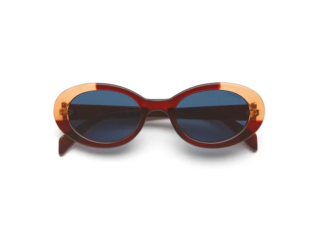 komono-ana-burgundy-coral-lunettes-verres-ovales image 1