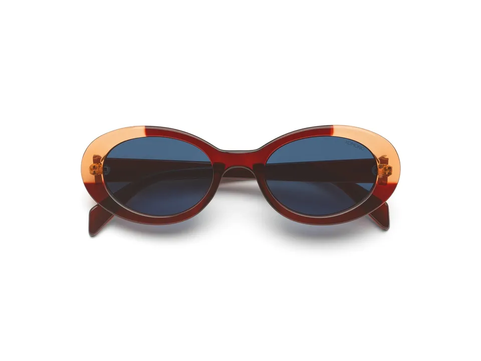 komono-ana-burgundy-coral-lunettes-verres-ovales image 1