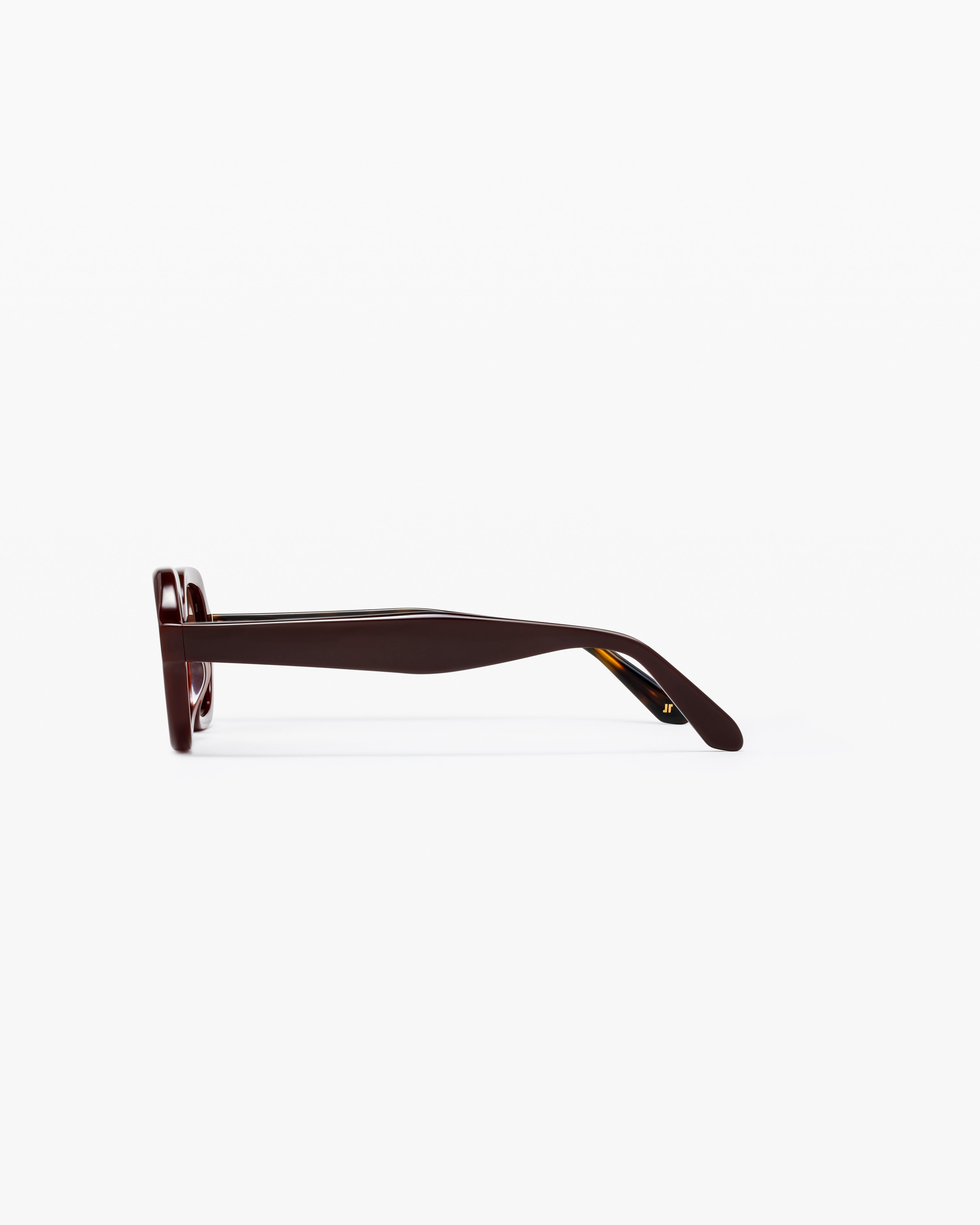 jimmy-fairly-la-freja-lunettes-de-soleil-rectangulaires-en-ac-tate-marron-verres image 2