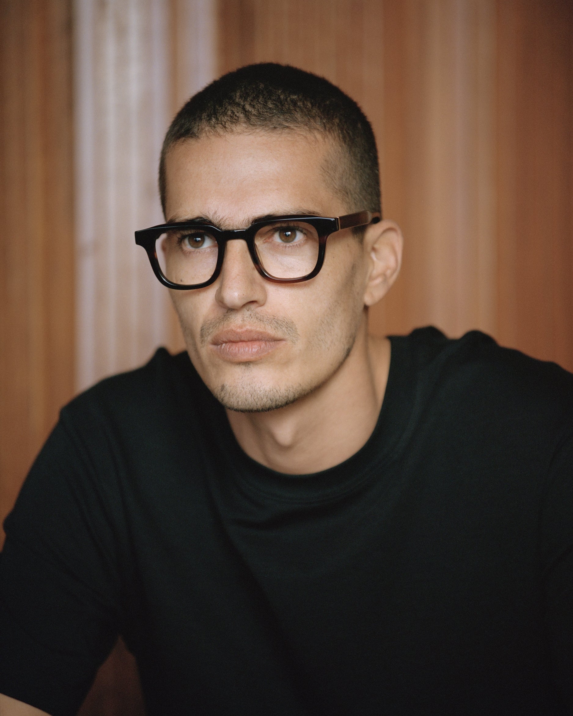 jimmy-fairly-la-calvi-lunettes-de-vue-carr-es-marron-homme-medium image 2