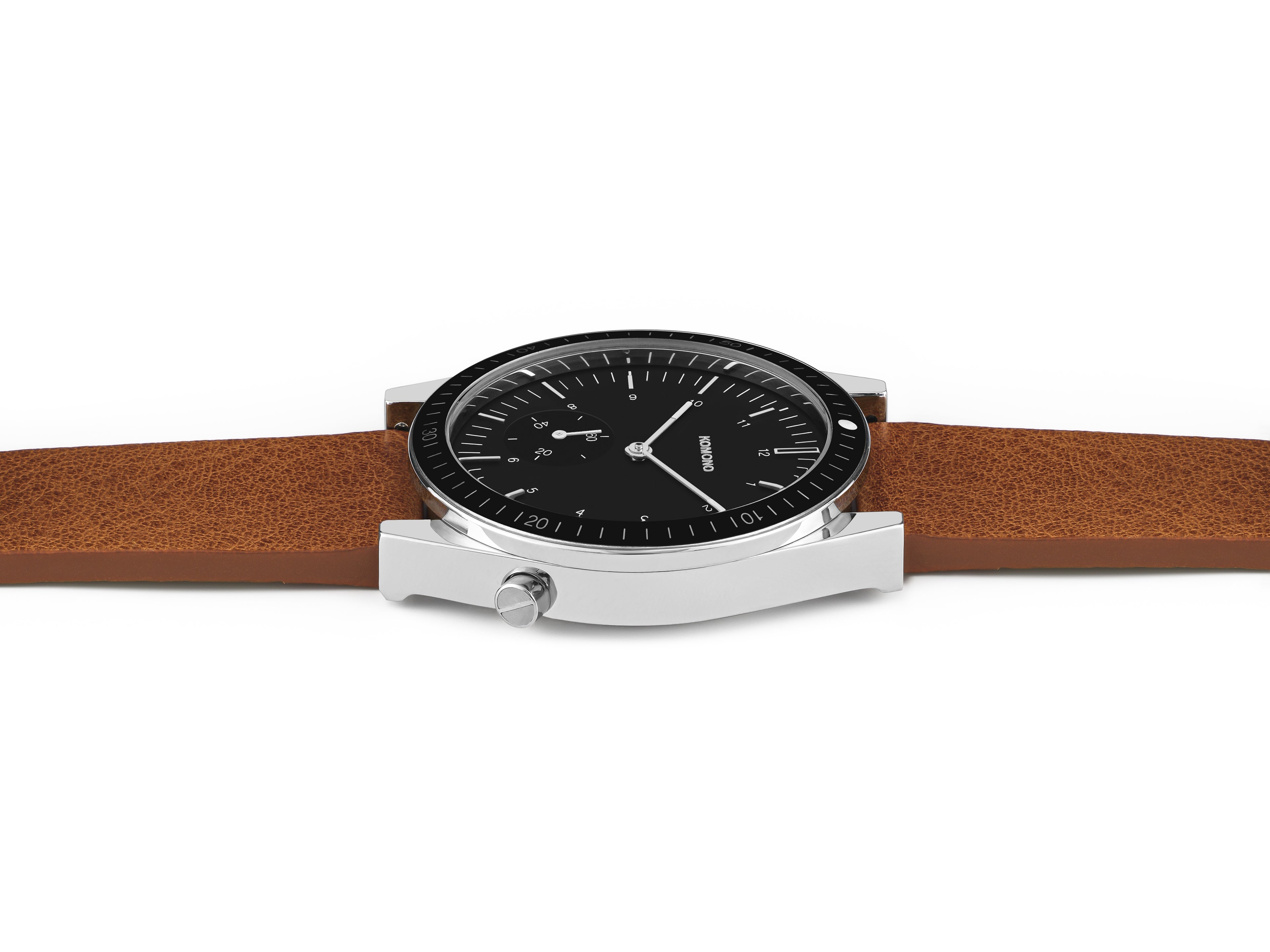 komono-ray-legacy-leather-cognac-montre-de-plong-e-r-interpr-t-e-bracelet-cuir-c image 2