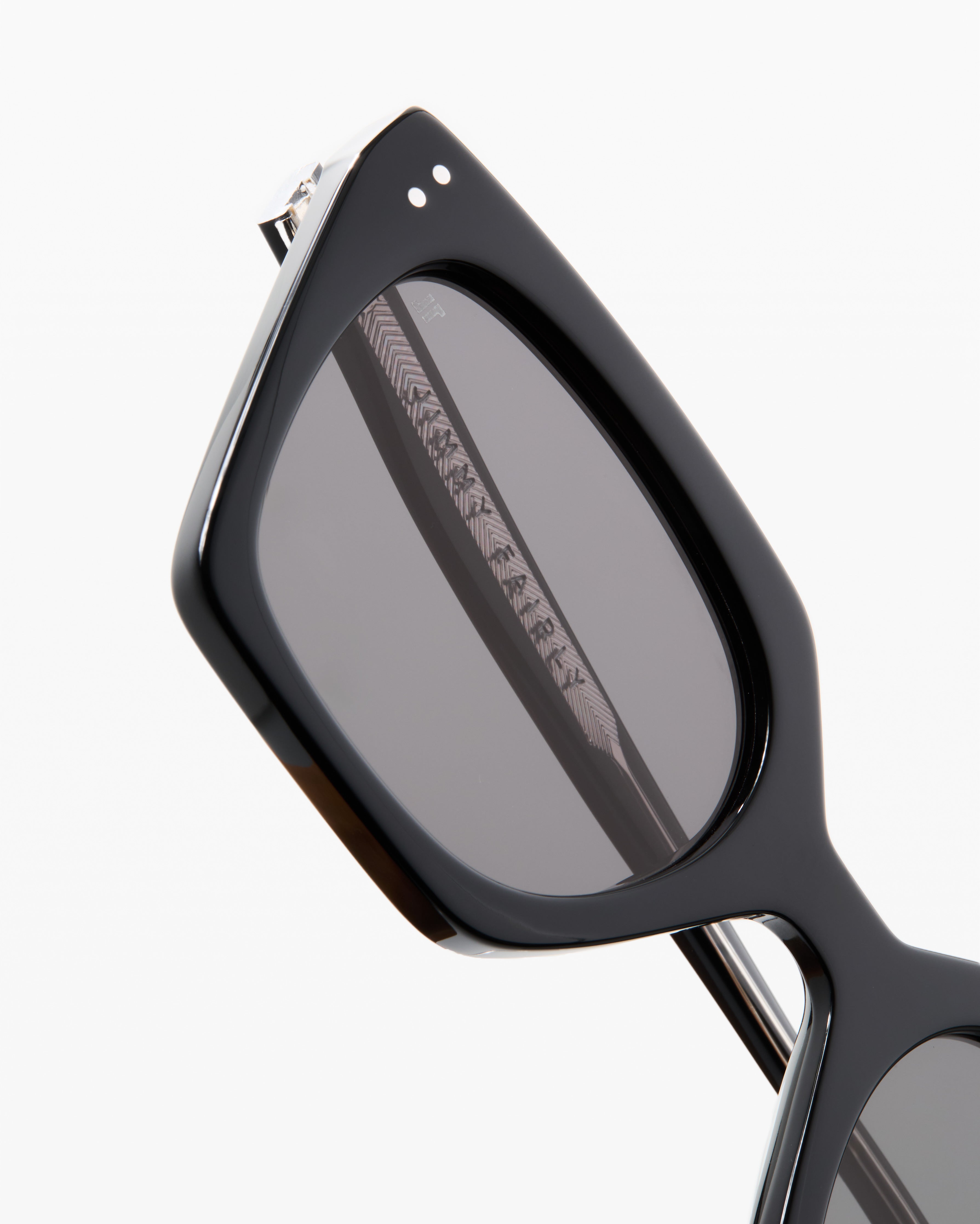 jimmy-fairly-la-barceloneta-lunettes-de-soleil-carr-es-en-ac-tate-femme-noir image 4
