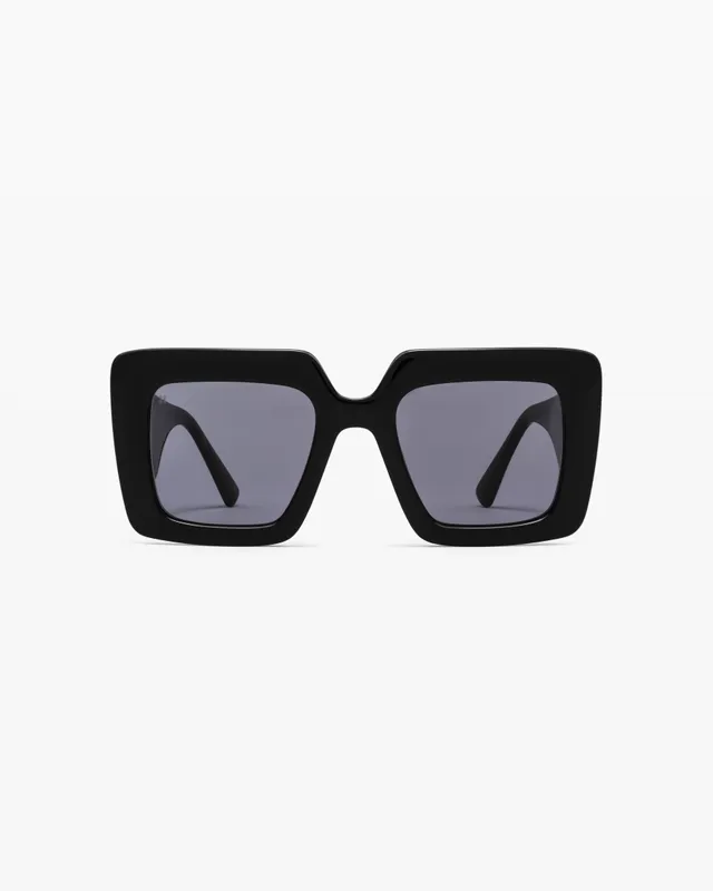 jimmy-fairly-la-carlotta-lunettes-de-soleil-carr-es-oversize-femme-ac-tate-noir- image 1