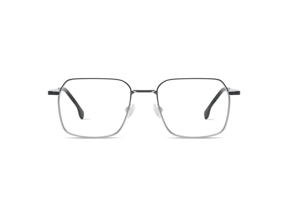 komono-liam-rami-silver-matte-monture-optique-en-titane-japonais image 1