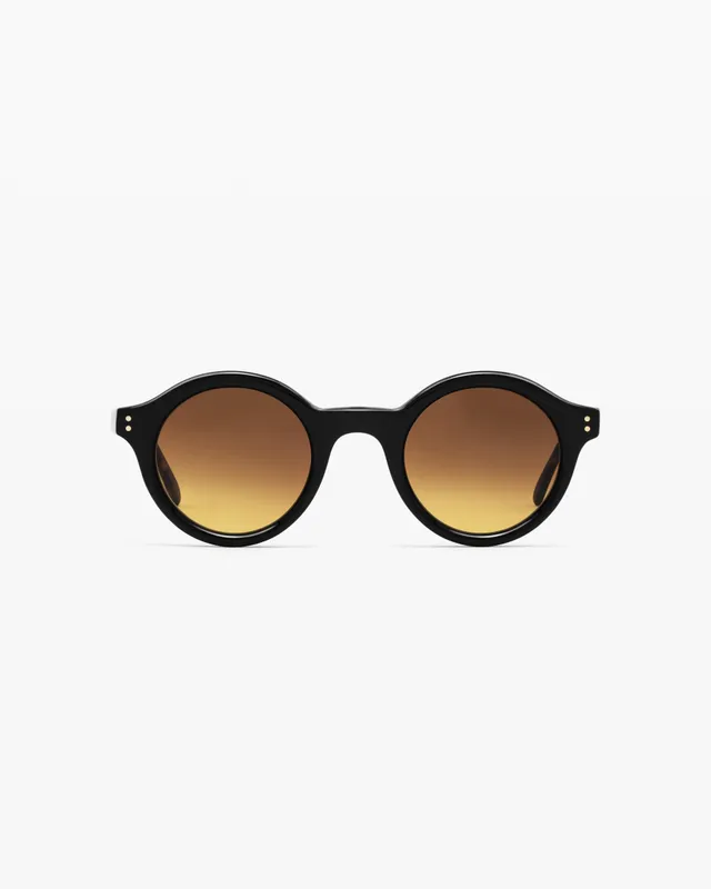 jimmy-fairly-la-raf-lunettes-de-soleil-rondes-noires-en-ac-tate-de-cellulose-ver image 1