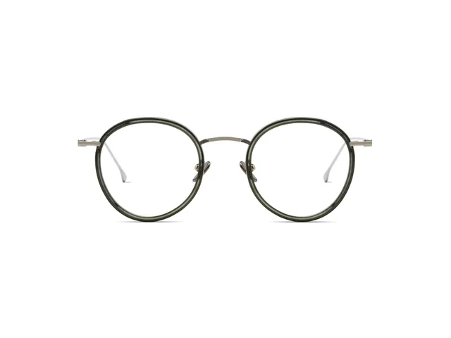 komono-dean-silver-glossy-tornado-lunettes-de-vue-acier-inoxydable-verres-ronds image 1