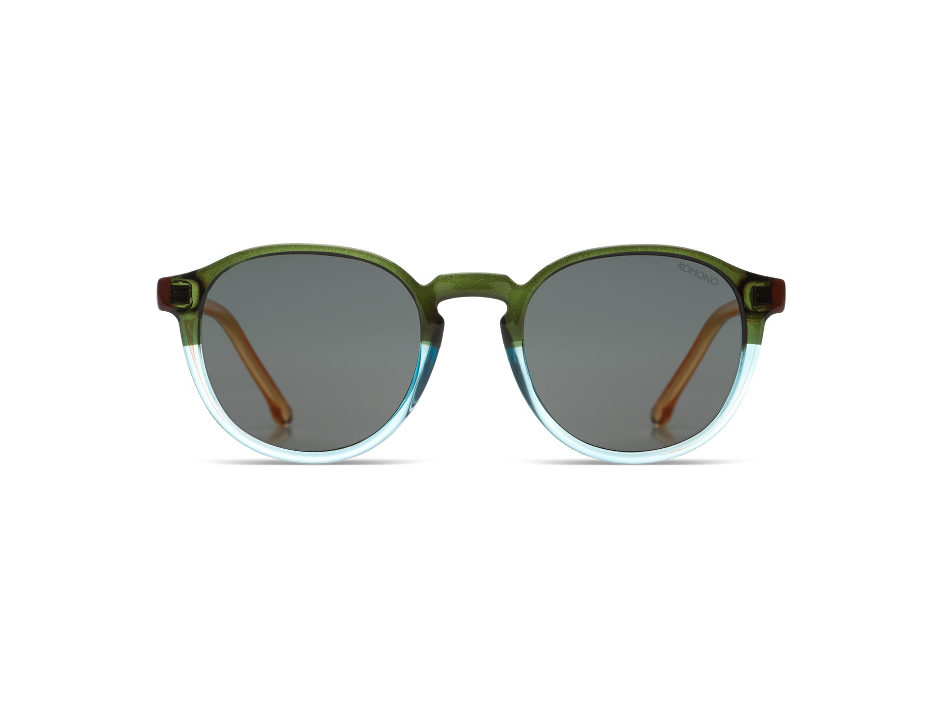 komono-liam-jr-green-sky-lunettes-junior-rondes-en-bio-nylon image 2
