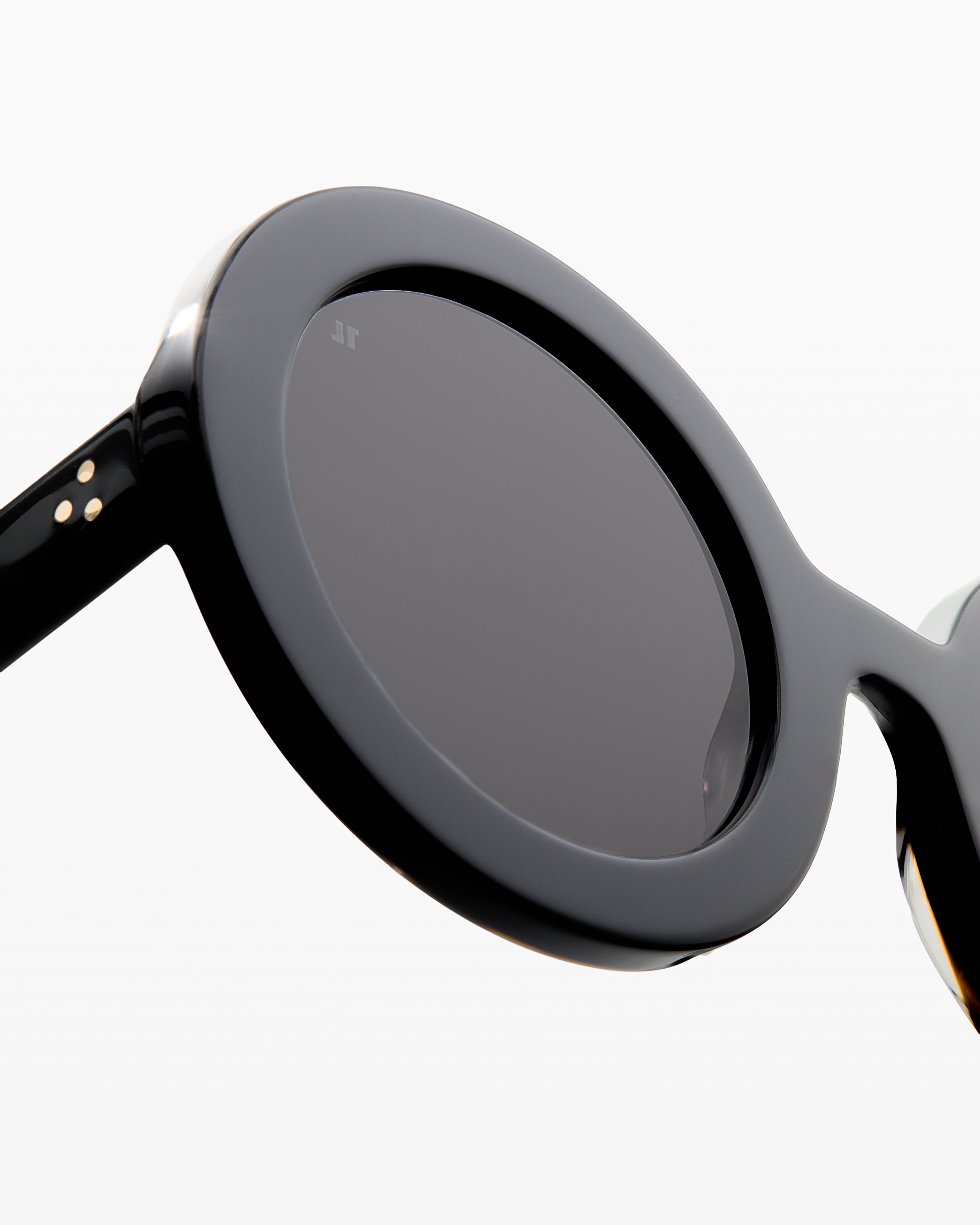jimmy-fairly-la-rosas-lunettes-de-soleil-rondes-oversize-noires-femme-taille-m image 4