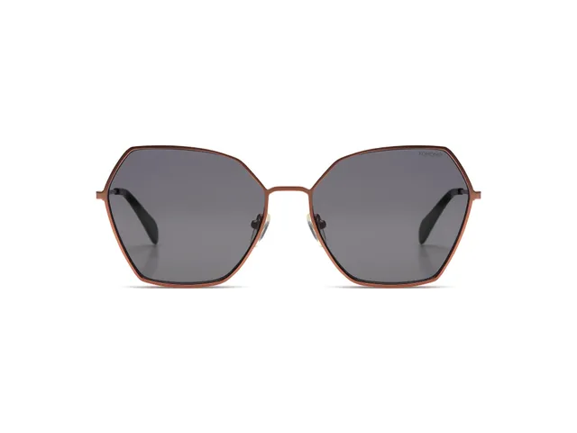 komono-belle-rose-satin-hunter-lunettes-de-soleil-hexagonales-femme-acier-durabl image 1