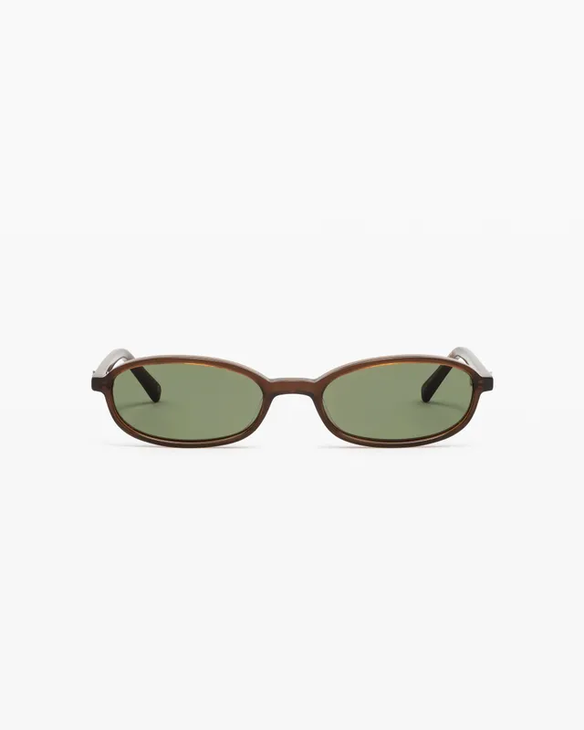jimmy-fairly-la-emmy-lunettes-de-soleil-rectangulaires-marron-en-ac-tate-pour-fe image 1