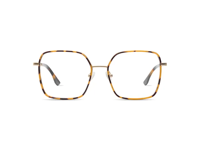 komono-audrey-topaz-white-gold-lunettes-de-vue-acier-inoxydable image 1