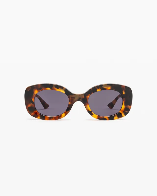 jimmy-fairly-la-cinnamon-lunettes-de-soleil-ovales-femme-caille-fonc-e image 1
