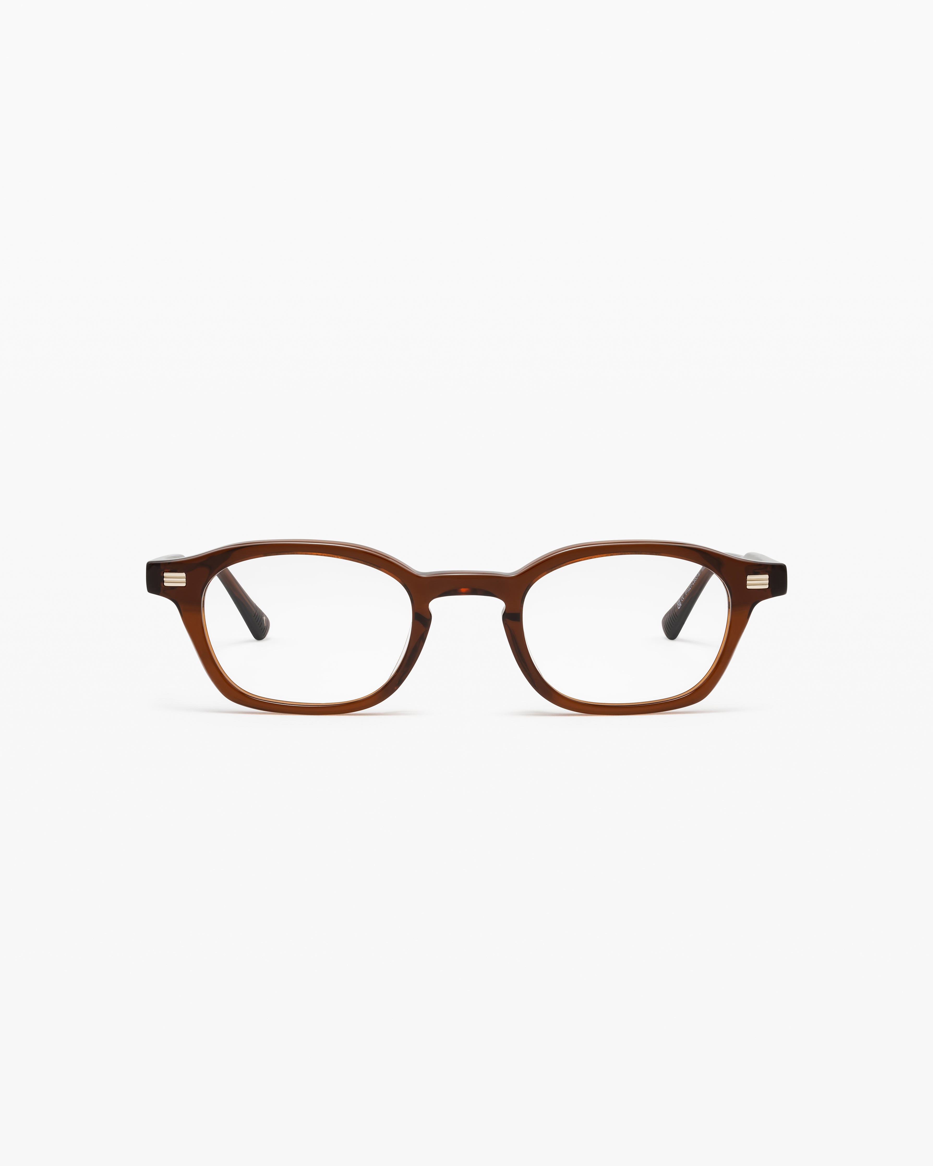 jimmy-fairly-la-clinton-lunettes-de-vue-rectangulaires-ac-tate-marron image 1