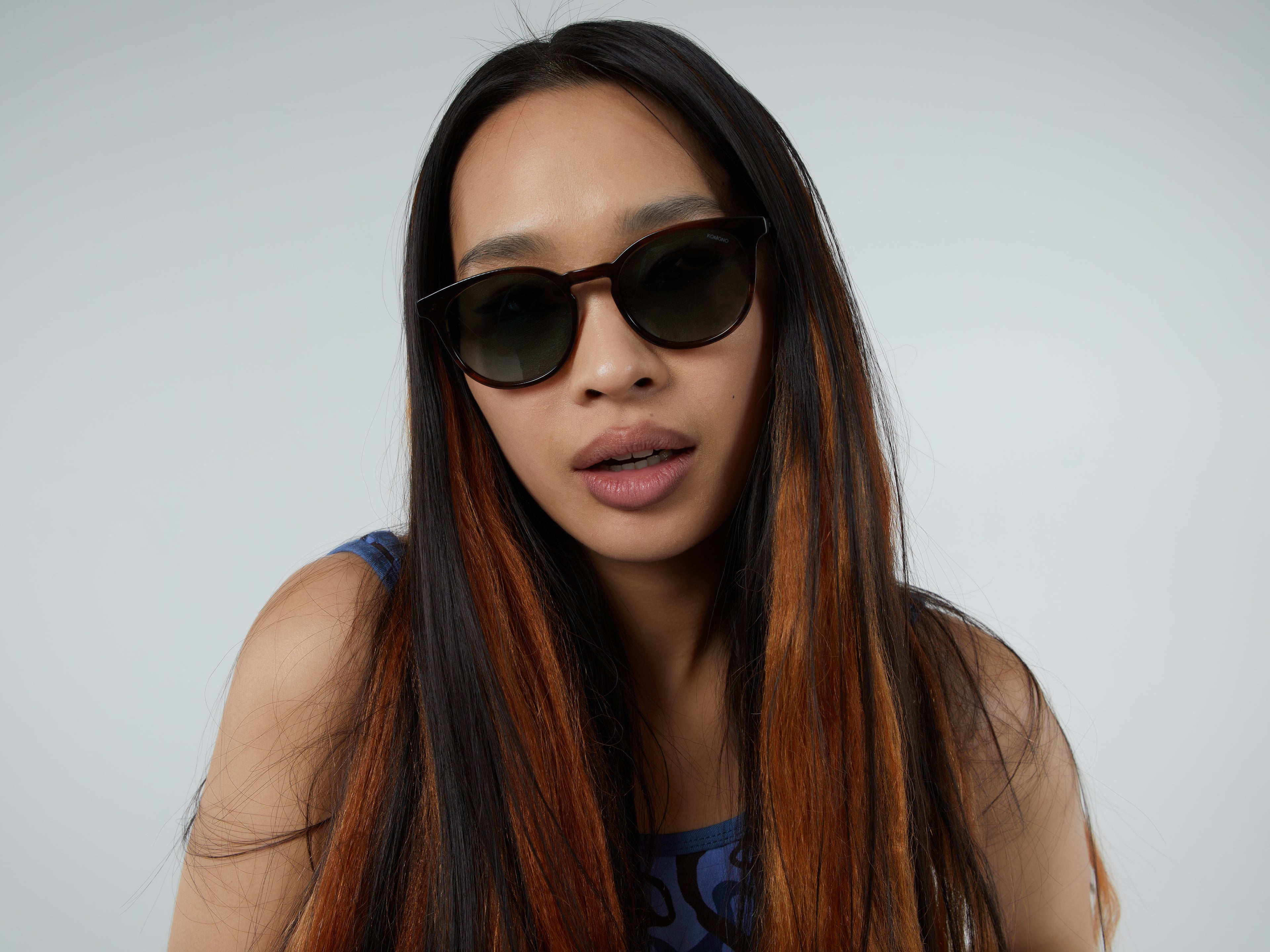 komono-hudson-wood-lunettes-de-soleil-rondes-en-ac-tate-cologique image 3