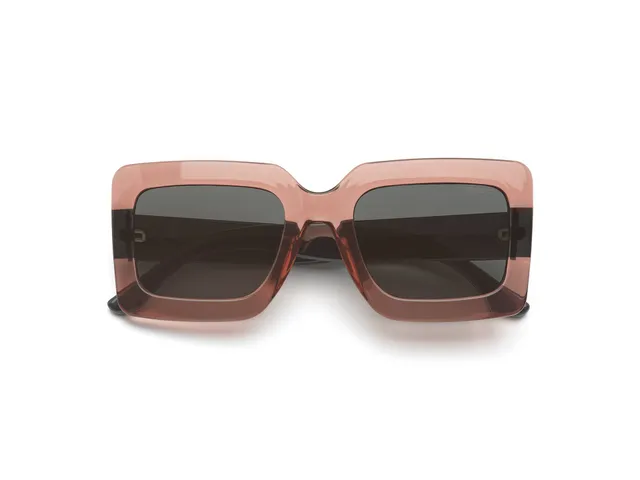 komono-lana-midnight-jam-lunettes-de-soleil-rectangle-large-bio-nylon-rose image 1