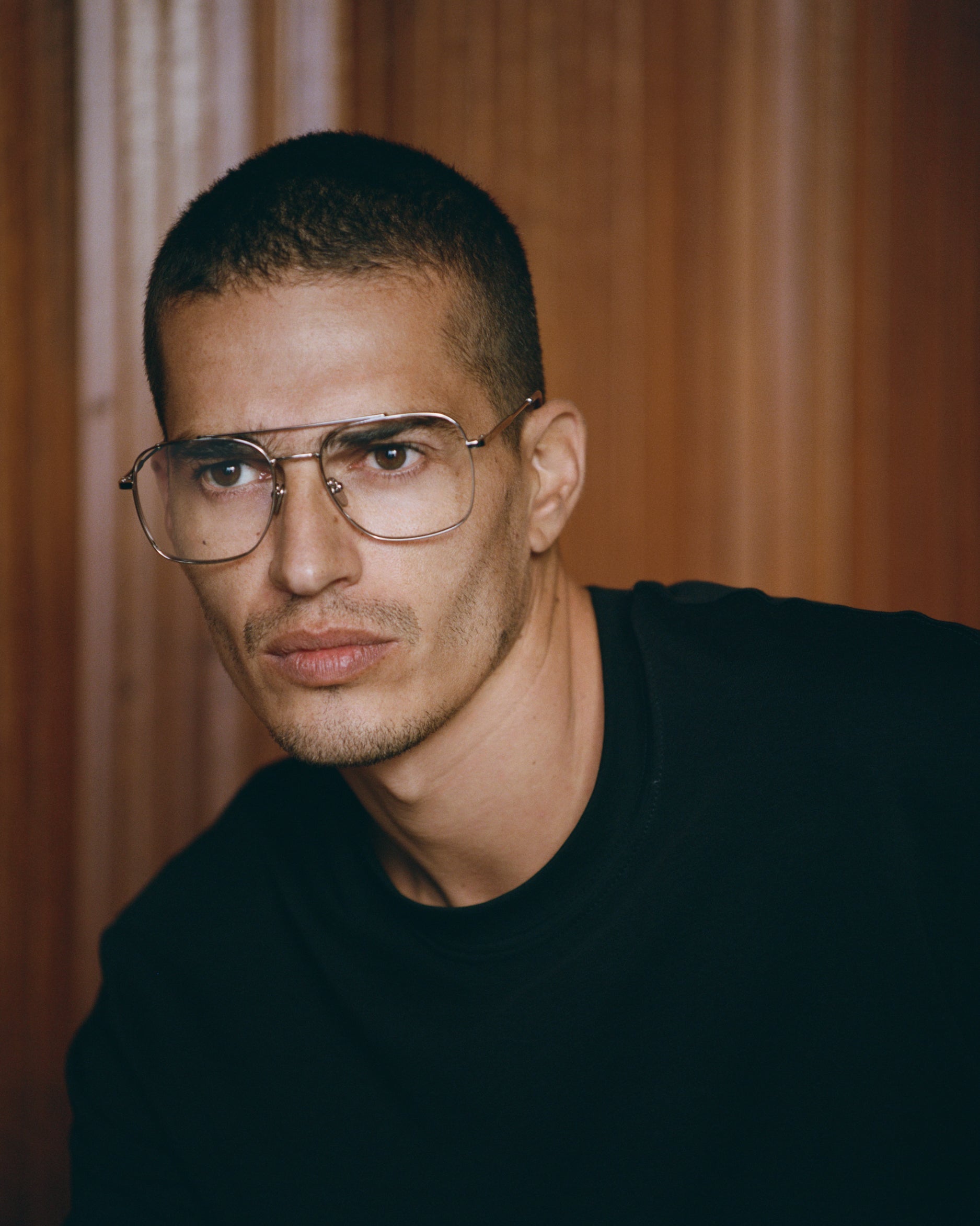 jimmy-fairly-la-lizzie-lunettes-de-vue-aviateur-oversize-en-acier-inoxydable-tai image 4