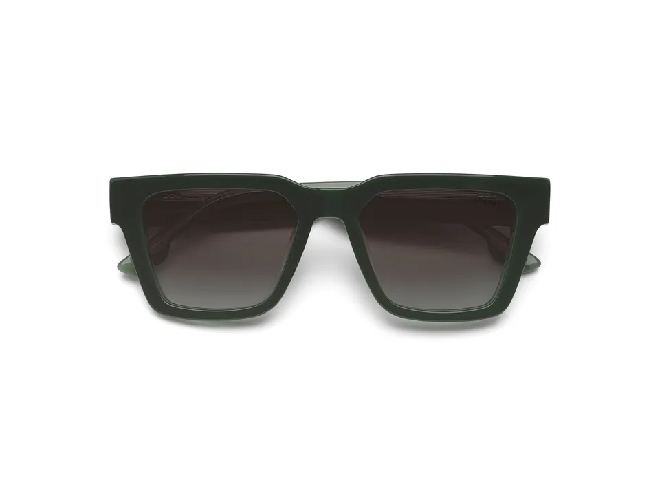 komono-bob-green-forest-lunettes-de-soleil-carr-es-ac-tate-recycl-verres-polaris image 1