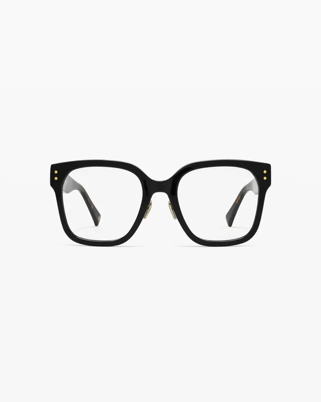 jimmy-fairly-la-sloane-lunettes-de-vue-square-oversize-noires-femme-m image 1