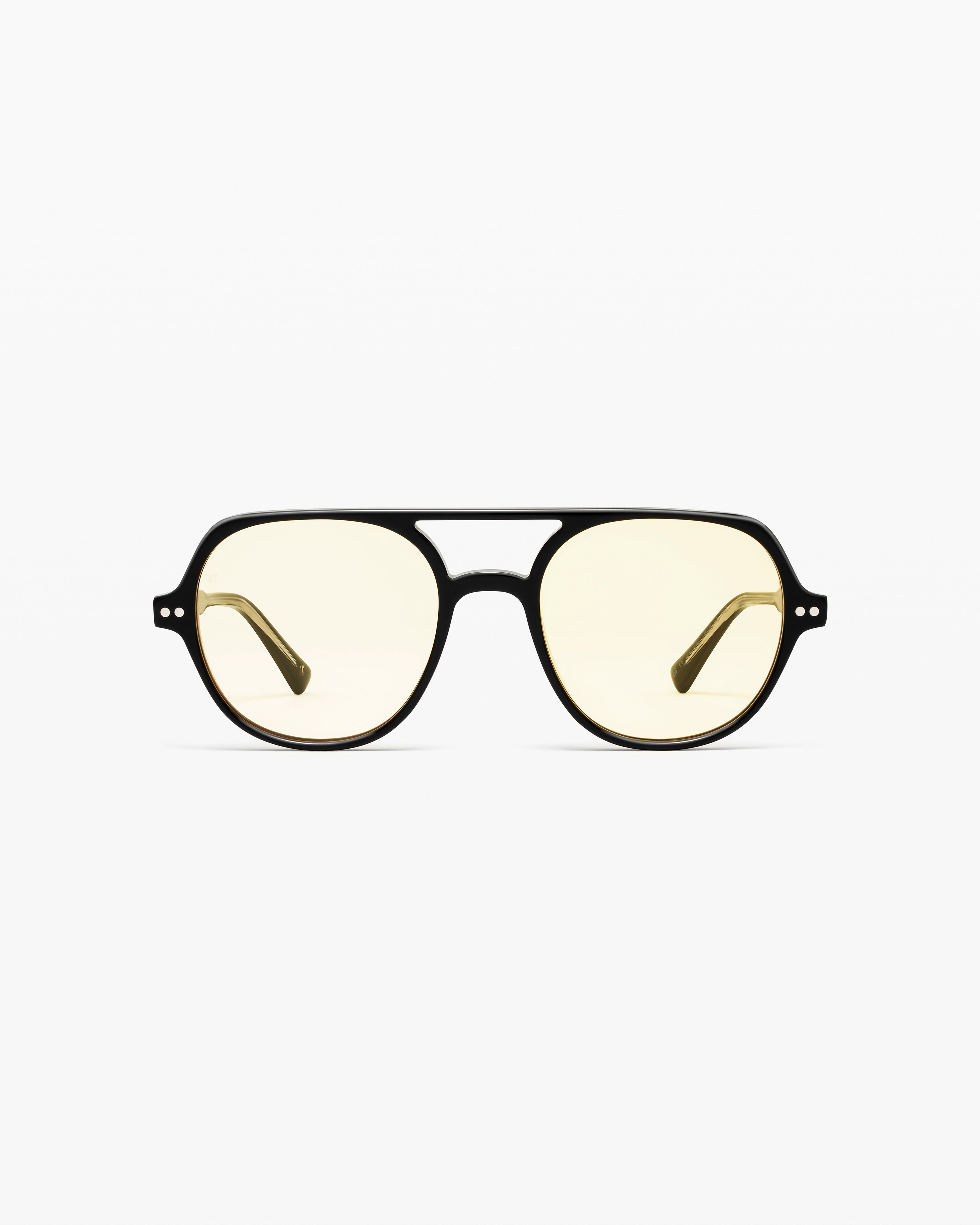 jimmy-fairly-la-lars-lunettes-de-soleil-aviateur-noires-en-ac-tate-verres-teint- image 1
