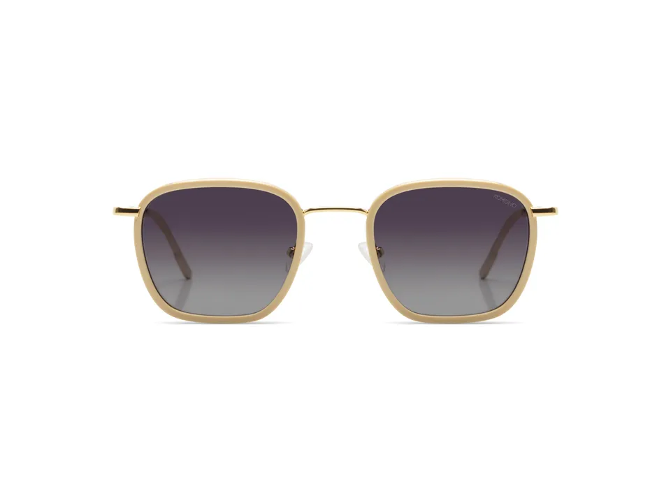 komono-adam-marshmallow-gold-lunettes-de-soleil-carr-es-polaris-es image 1