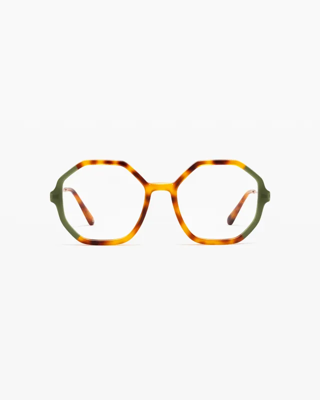 jimmy-fairly-la-dora-lunettes-de-vue-hexagonales-en-ac-tate-et-acier-inoxydable--3 image 1
