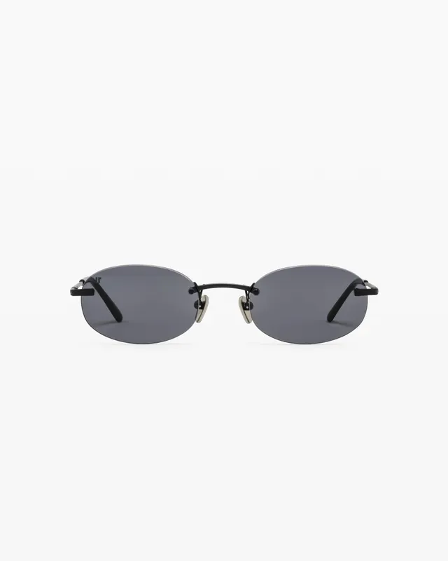 jimmy-fairly-la-miranda-lunettes-de-soleil-ovales-noires-femme-m image 1