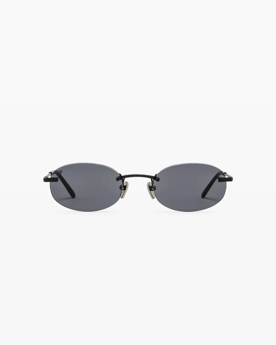 jimmy-fairly-la-miranda-lunettes-de-soleil-ovales-noires-femme-m image 1