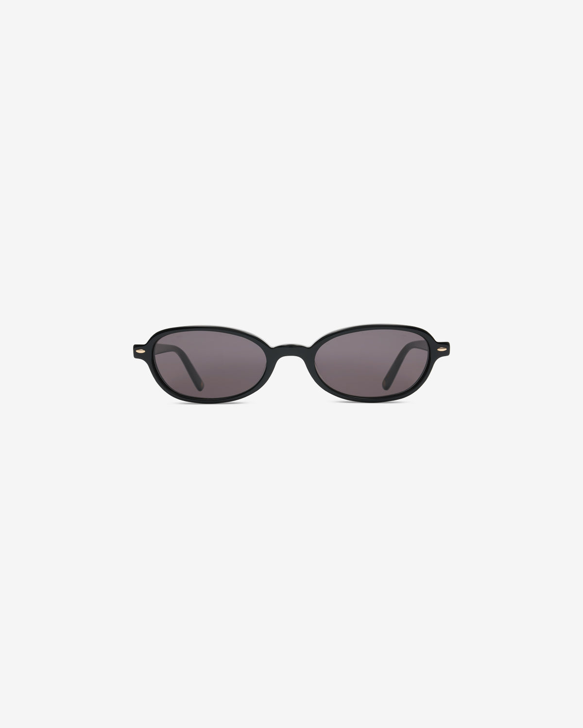 le-petit-lunetier-isa-noir-lunettes-de-soleil-ovales-noir-brillant image 2